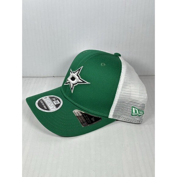 New Era Dallas Stars 9SEVENTY Stretch Snap Adjustable Trucker Hat Cap NWT - Picture 2 of 5